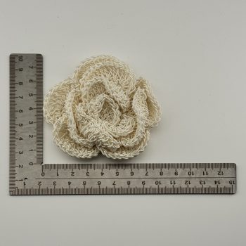 T26402 Crochet Rope Flower Ornament