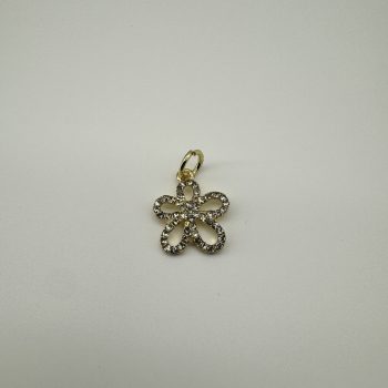T26323 Strass Flower Charm