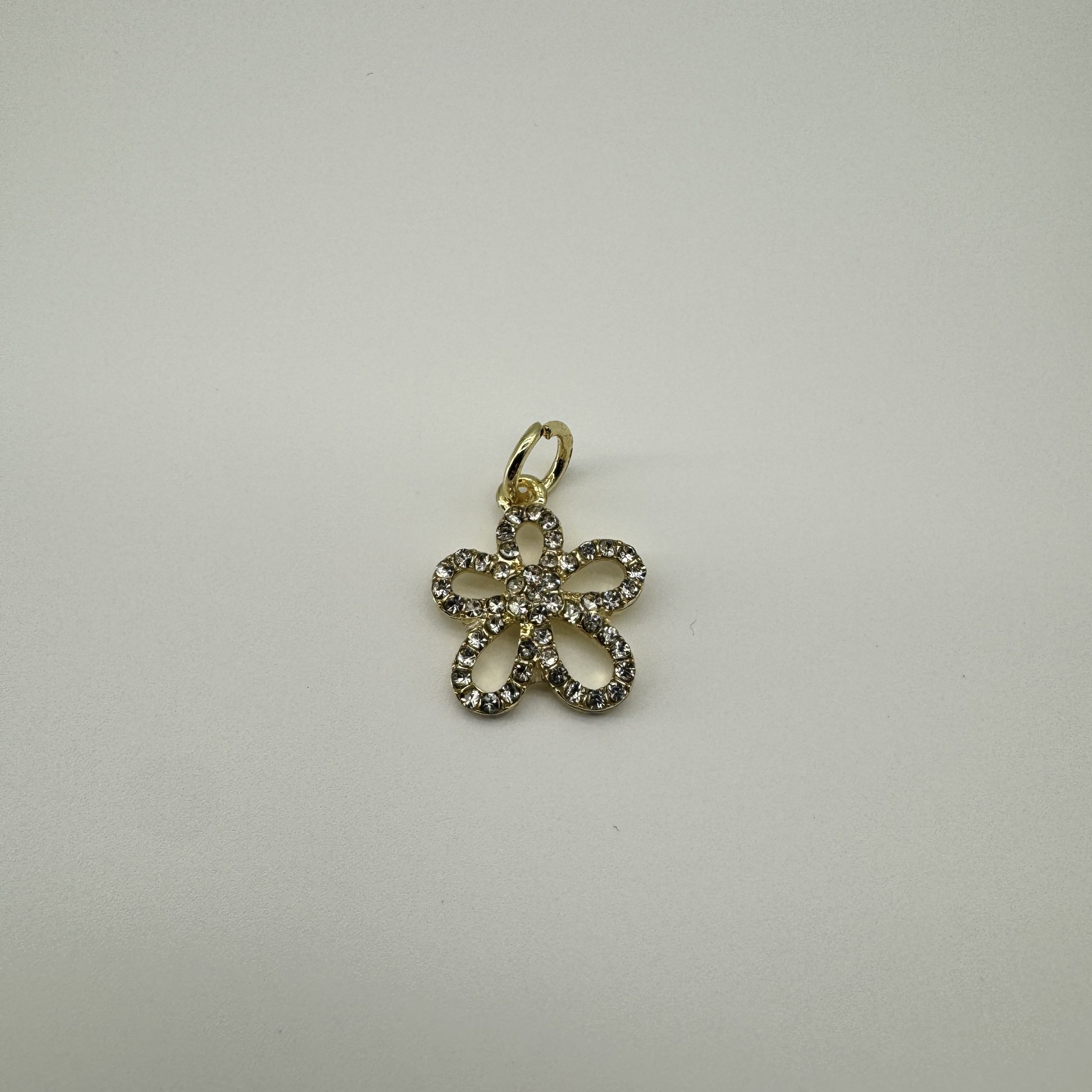 T26323 Strass Flower Charm