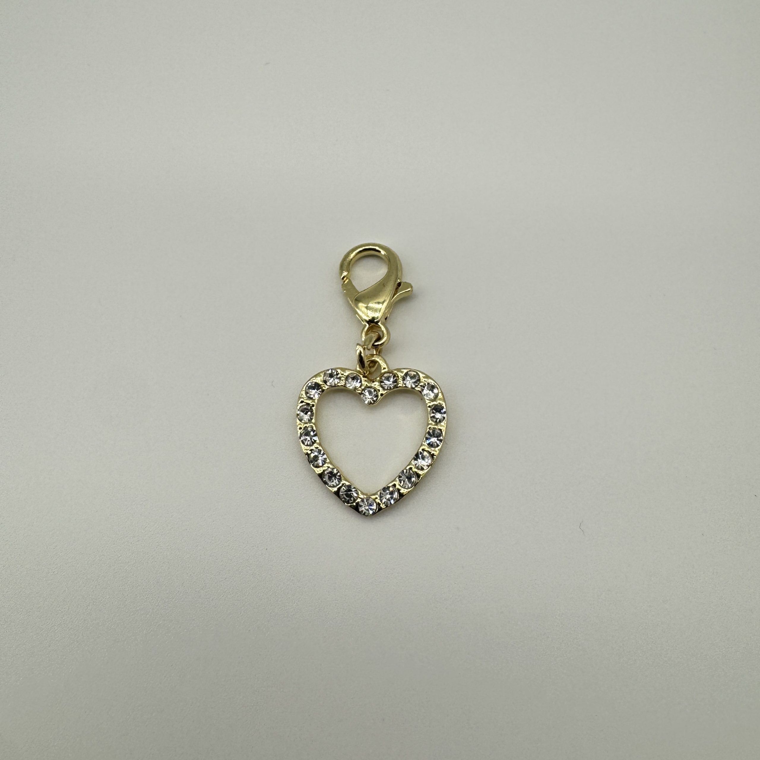 T26326 Strass Heart Charm