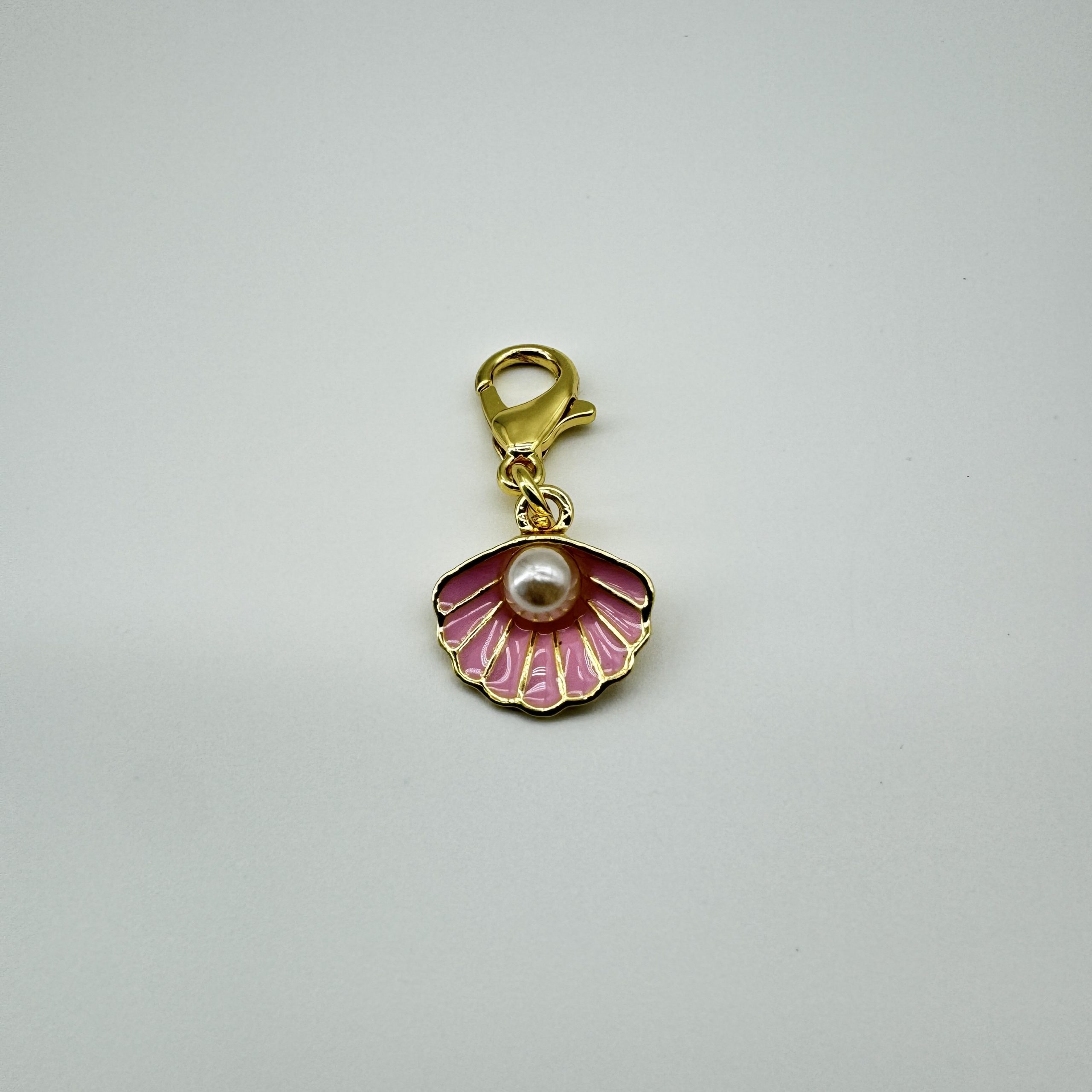 T26351 Enamel Alloy Shell Pearl Charm