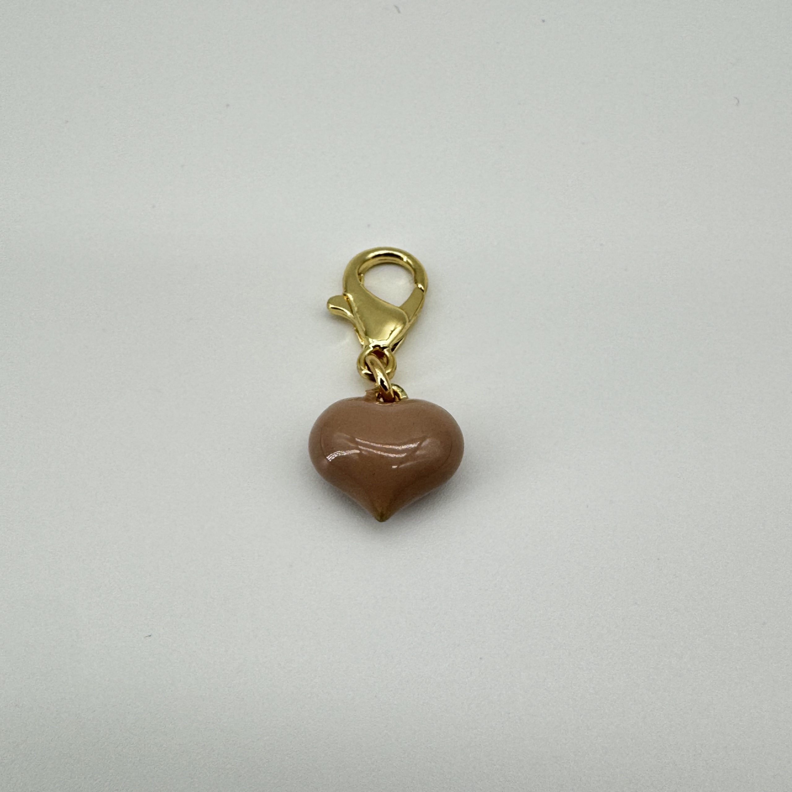 T26339 Enamel Alloy Heart Charm