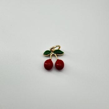 T26343 Enamel Alloy Cherry Charm
