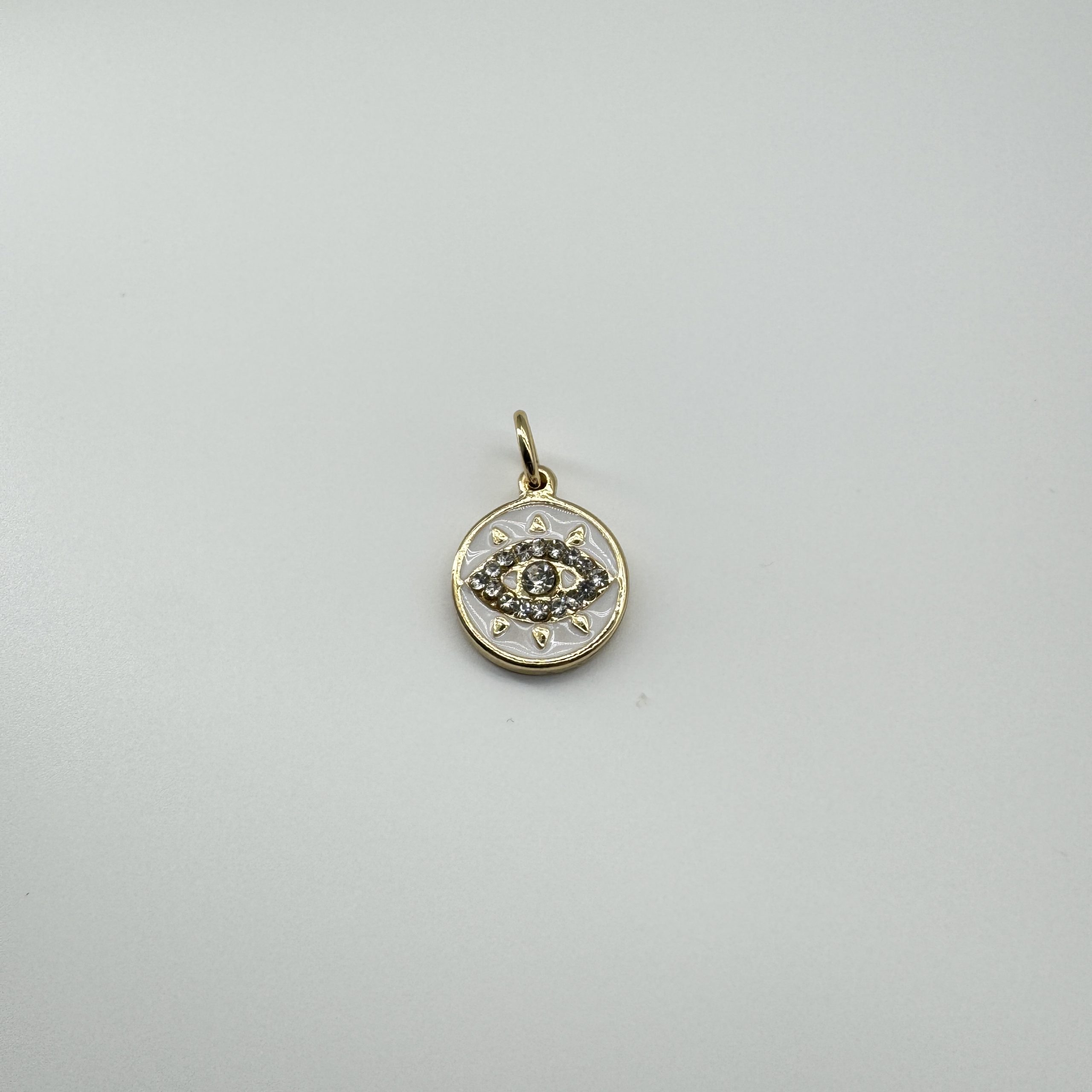 T26345 Strass Enamel Evil Eye Charm
