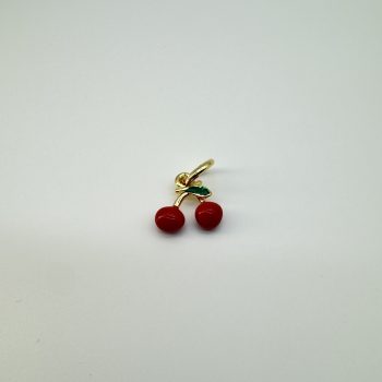T26335 Enamel Alloy Cherry Charm