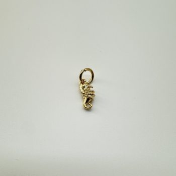T26360 Mini Alloy Seahorse Charm