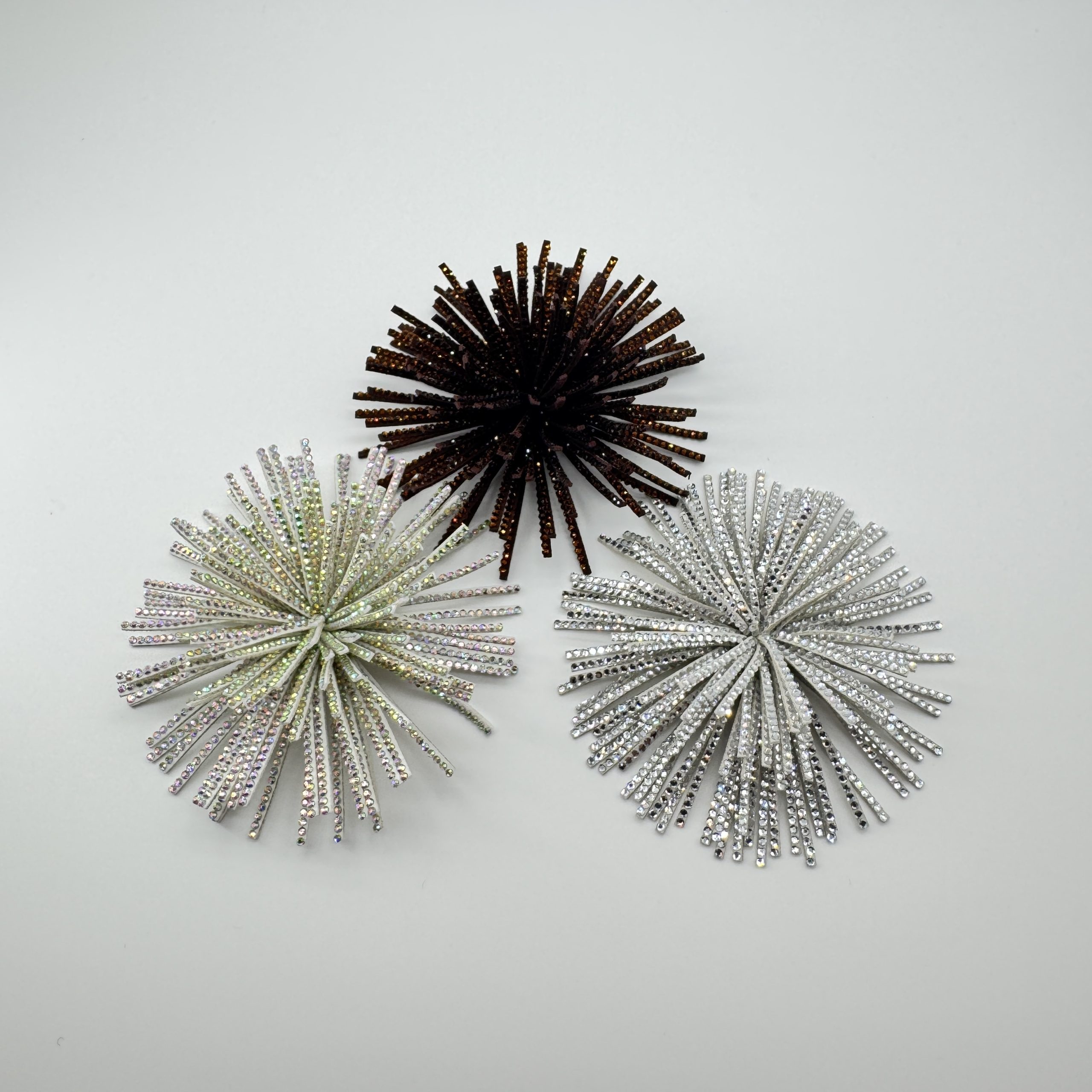 T26464 Strass Tassel Flower Ornament