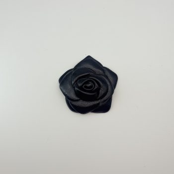 T26479 Leather Rose Flower Ornament