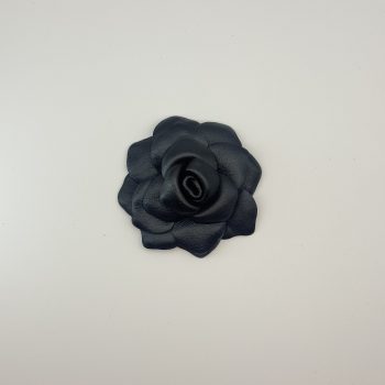 T26480 Leather Rose Ornament