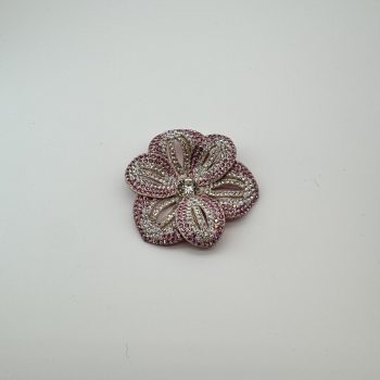 T26469 Strass Flower Ornament