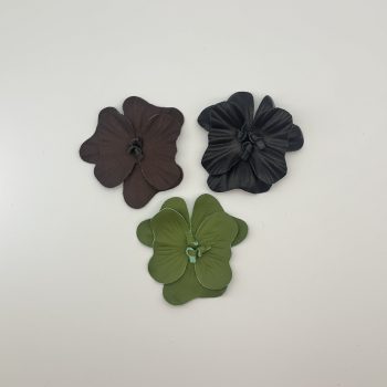 T26473-1 Leather Orchid Flower Ornament