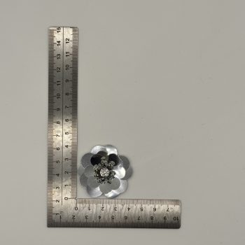 T26422 Ornamenti floreali con paillettes