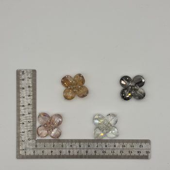 T26429 Fiori di cristallo multicolori