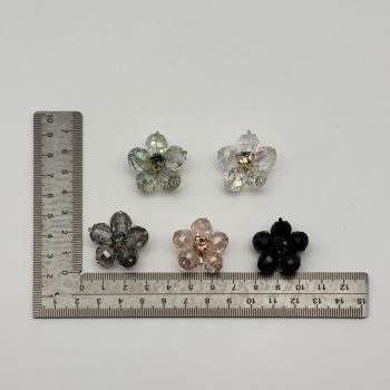 T26446 Fiori di strass cristallo