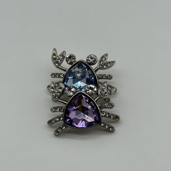 T26308 Decorative strass Crab ornament