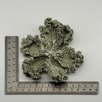 T26403 Crochet Petal Flower Ornament