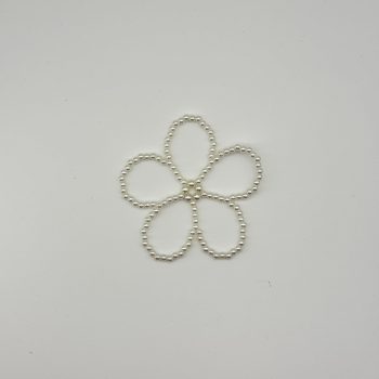T25117 Pearl Flower Ornament