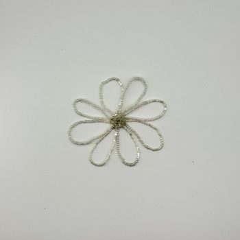 T25119 Beaded Flower Ornament
