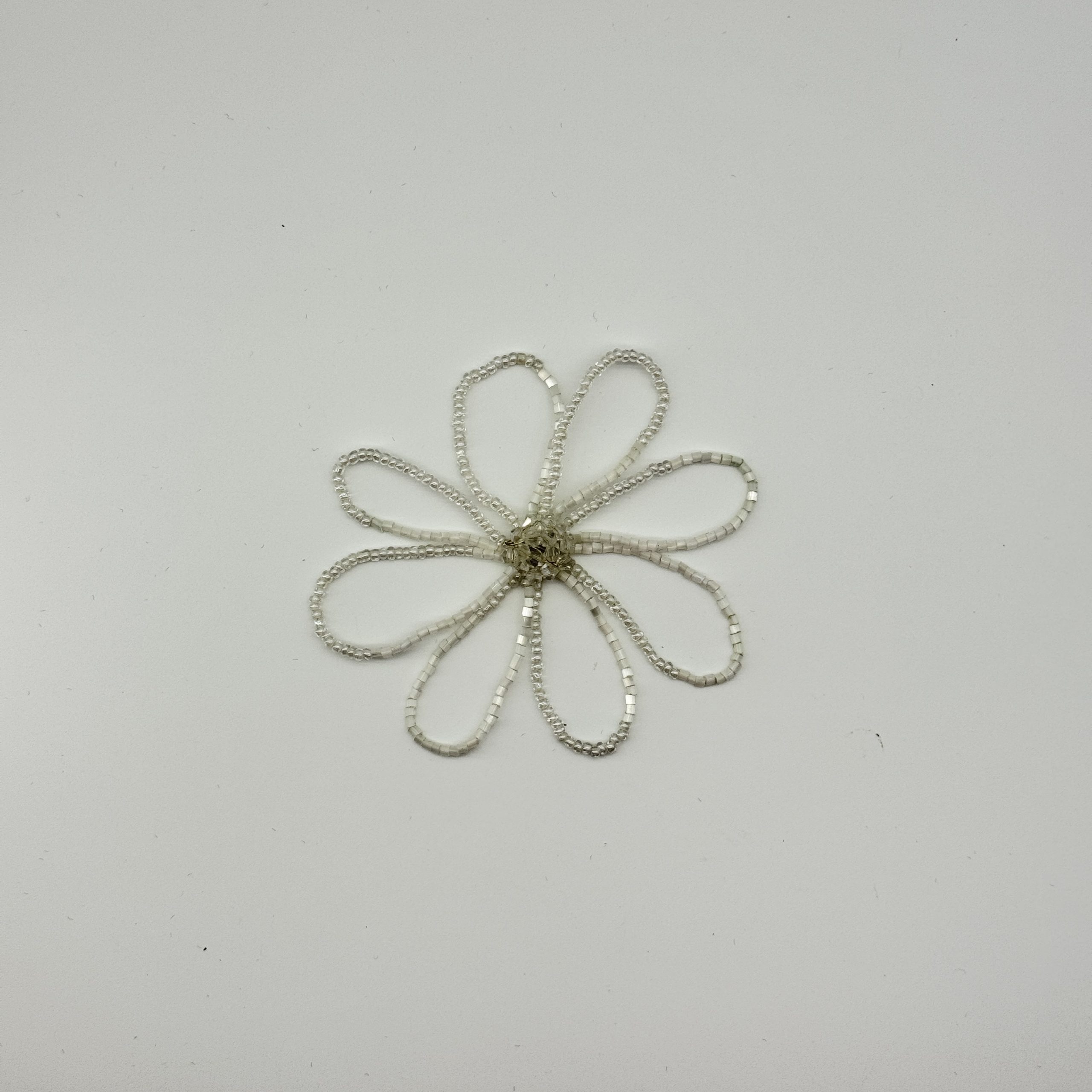 T25119 Beaded Flower Ornament