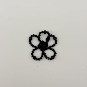 T25124 Beaded Flower Ornament