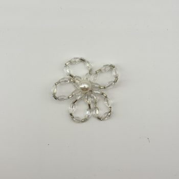 T25125 Beaded Flower Ornament