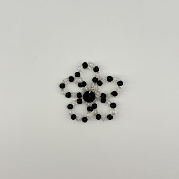 T25126 Beaded Flower Ornament