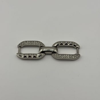 T25162 Metal Strass Link Buckle