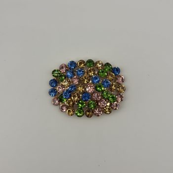 T25163 Colorful Strass Pin Ornament