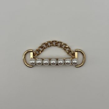 T25169 Metal Pearl Chain Buckle