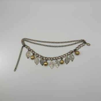 T25185 Metal Leaf Chain Trim