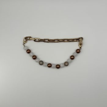 T25188 Metal Beaded Chain Connector