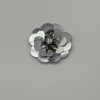 T26422 Sequin Flower Ornament
