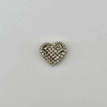 T25255 Soldered Strass Heart Ornament