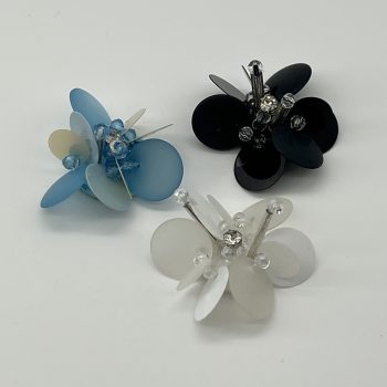 T26423 Layered Sequin Flower Ornament