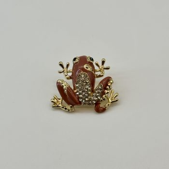 T25242 Strass Frog Ornament
