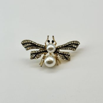 T25240 Pearl Strass Bee Ornament