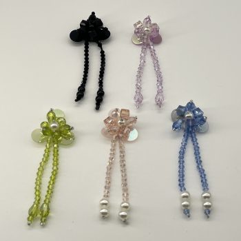 T26420 Tassel Beaded Flower Ornaments