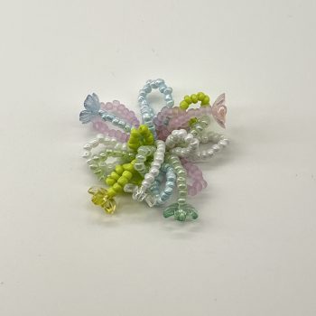 T26398 Pastel Looped Bead Flower