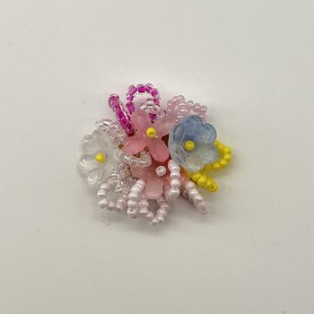 T26399 Pastel Beaded Floral Cluster