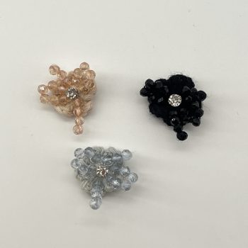 T26430 Mini Beaded Flower Ornament