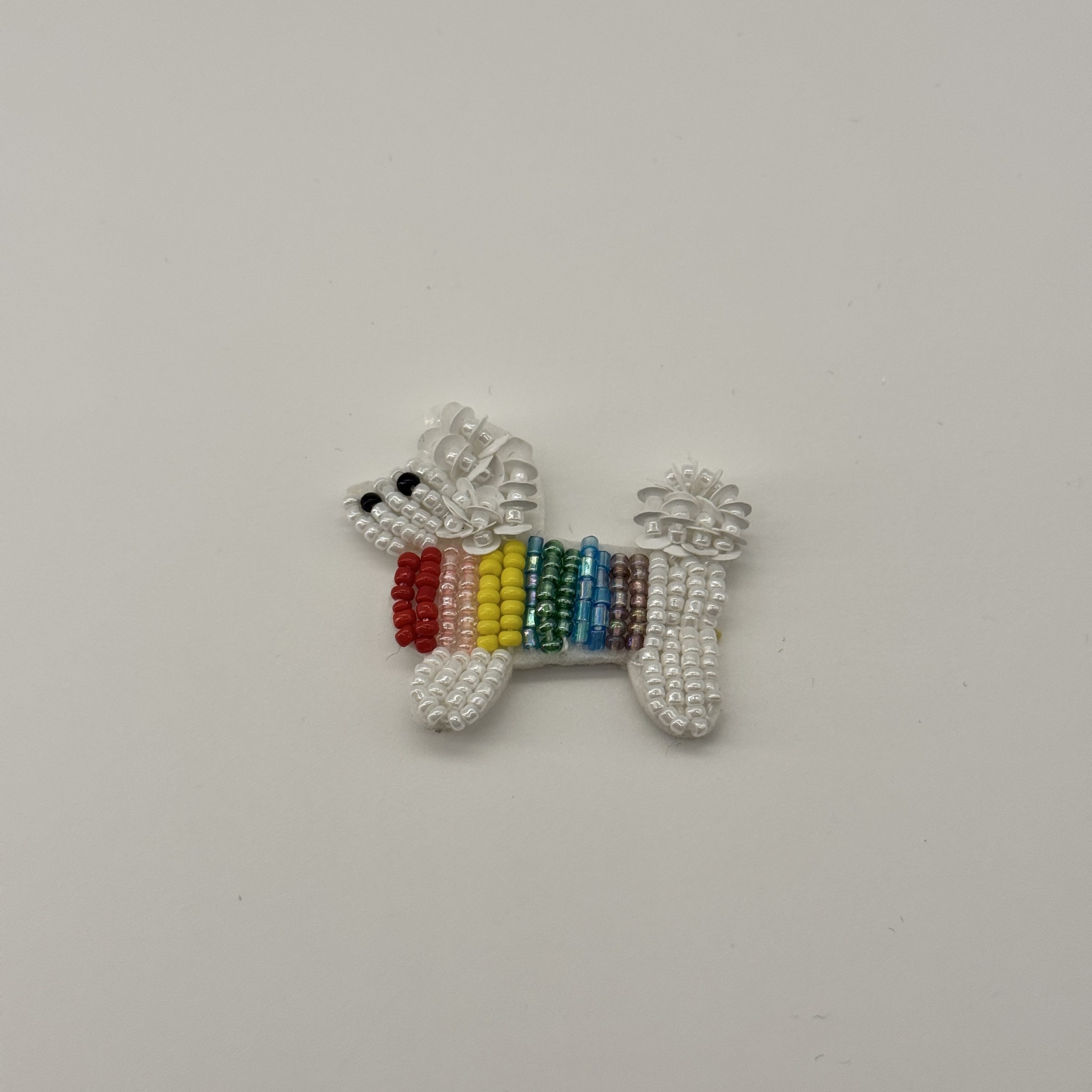 T26455 Toppa perline a forma di cucciolo