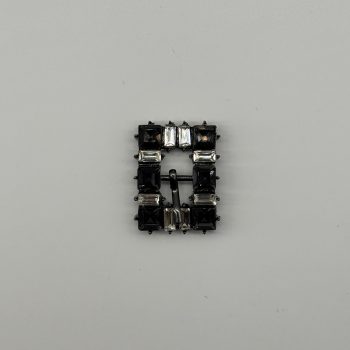 T25196 Glass Stone Square Buckle