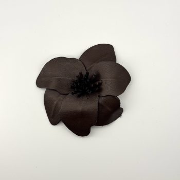 T25273 Leather Flower Ornament