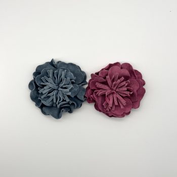 T25275 Suede Flower Ornament