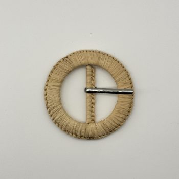 T25336 Raffia Wrapped Buckle