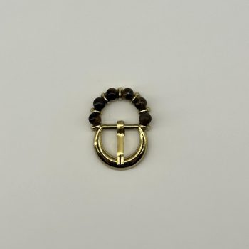 T25358 Pearl Round Pin Buckle