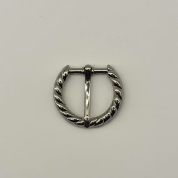 T25372 Twisted Round Pin Buckle