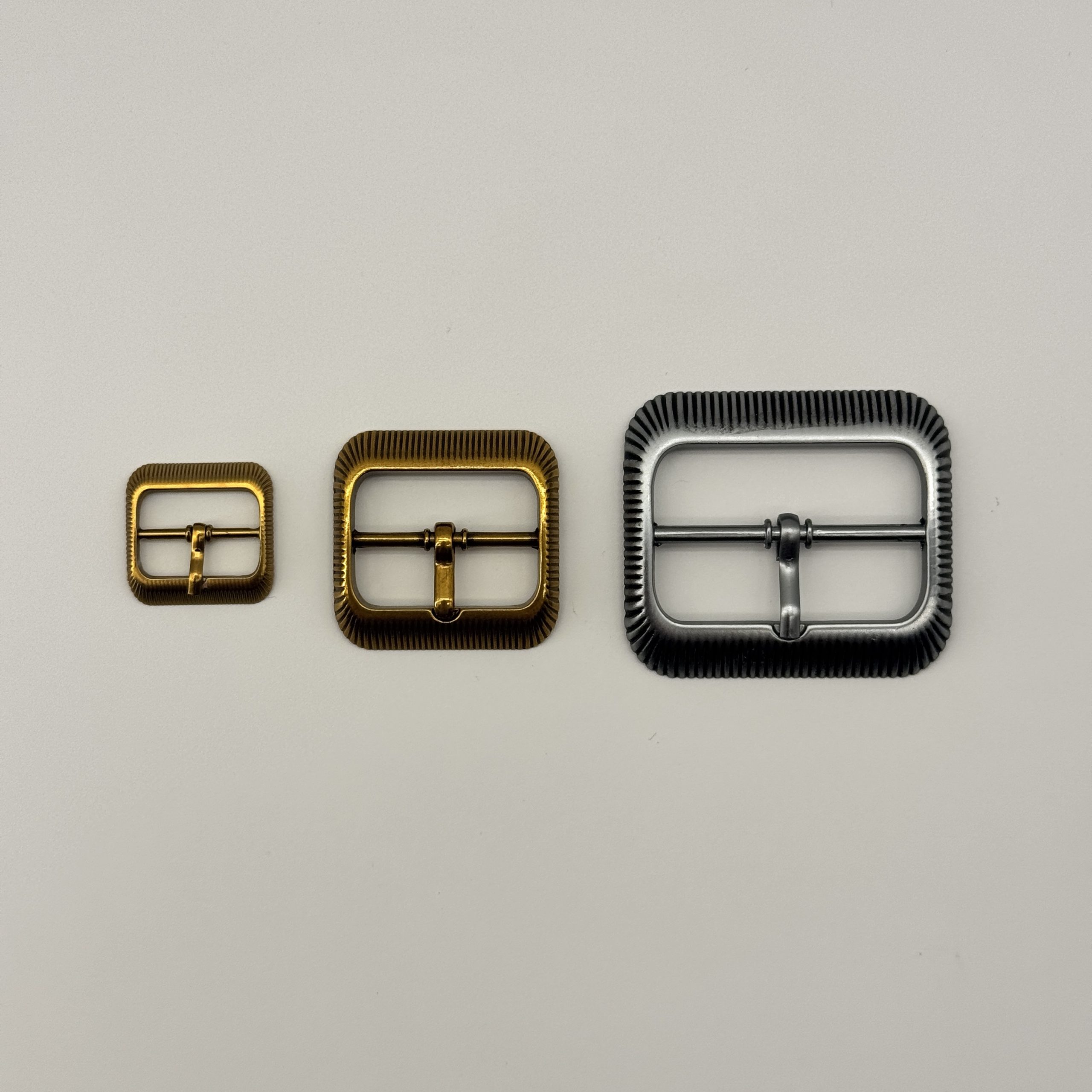 T25380 Ribbed Square Pin Buckle