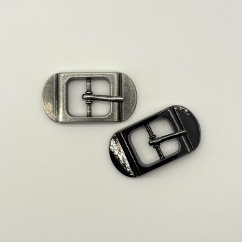 T25381 Oblong Plate Pin Buckle