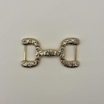 T25385 Glass Stone Double D Connector